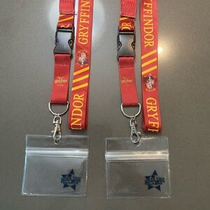 Harry Potter Gryffindor Lanyard Set - 2 total